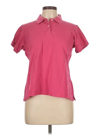 Pre-owned Fairway & Greene Short Sleeve Polo Shirt In Pink