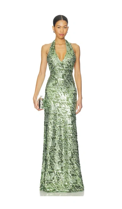 Fait Par Foutch Liana Dress In Green