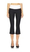 Fait Par Foutch Marie Capri & Belt In Black