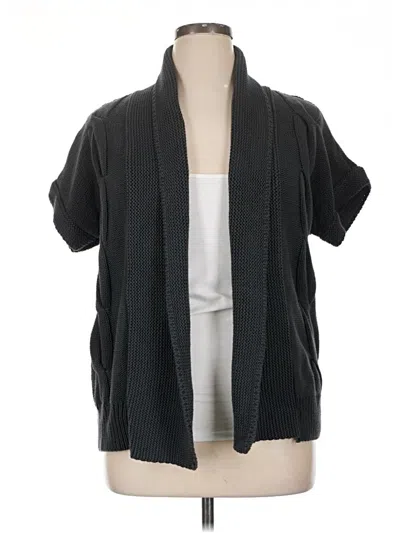 Pre-owned Faith 21 Cardigan Sweater In Black