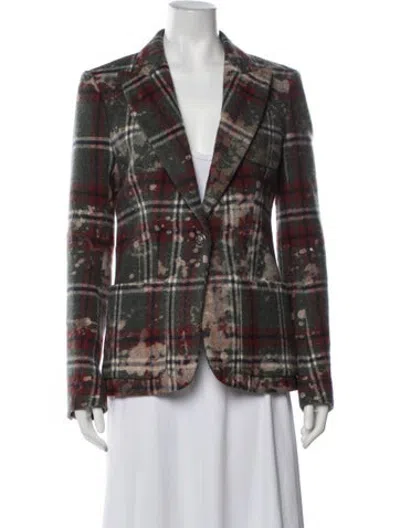 Pre-owned Faith Connexion 2015 Wool Blazer In Green