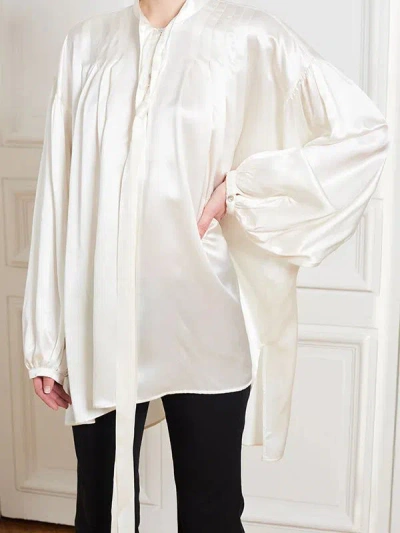 Faith Connexion Buttoned Blouse In White