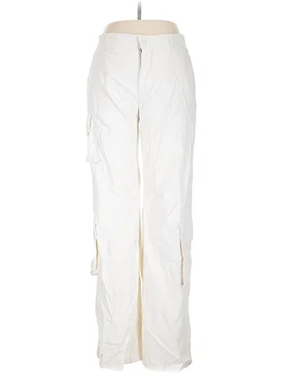 Pre-owned Faith Connexion Cargo Pants In Ivory