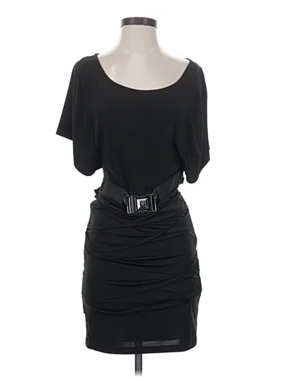 Pre-owned Faith Connexion Cocktail Dress In Black