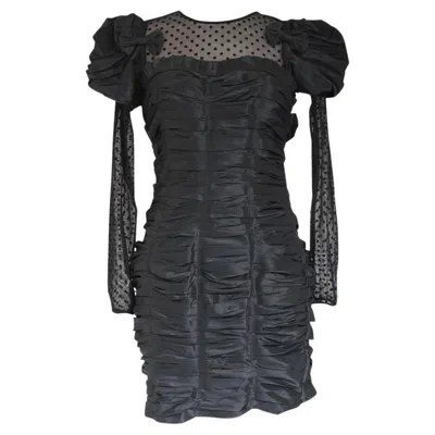 Pre-owned Faith Connexion Cocktail Dress Size 38 In Black