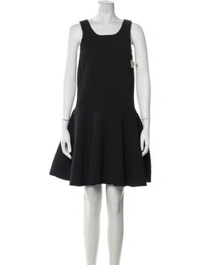 Pre-owned Faith Connexion Crew Neck Mini Dress W/ Tags In Black