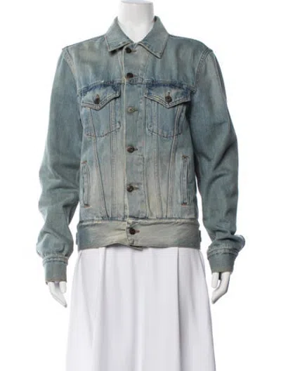 Pre-owned Faith Connexion Denim Jacket In Blue