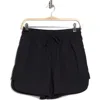 Faith Connexion Drawstring Waist Active Shorts In Black