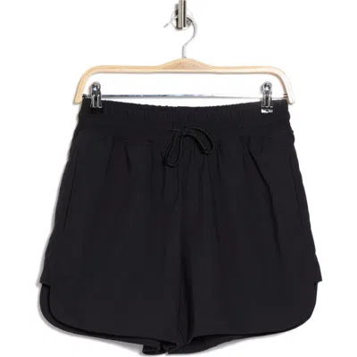 Faith Connexion Drawstring Waist Active Shorts In Black