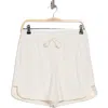 Faith Connexion Drawstring Waist Active Shorts In Neutral