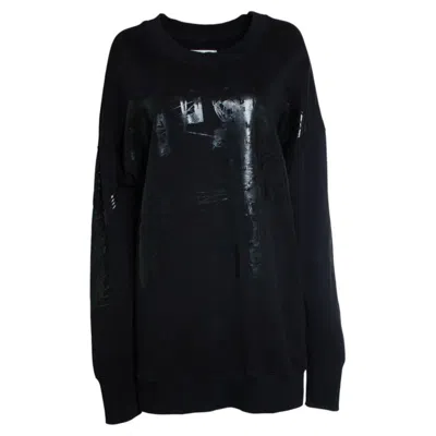 Pre-owned Faith Connexion Faith Conexxion, Black Sweater With Shiny Print