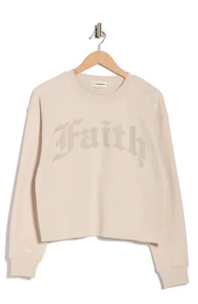 Faith Connexion Logo Crewneck Sweatshirt In Pink
