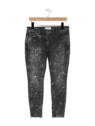 Pre-owned Faith Connexion Mid-rise Skinny Leg Jeans In Grey