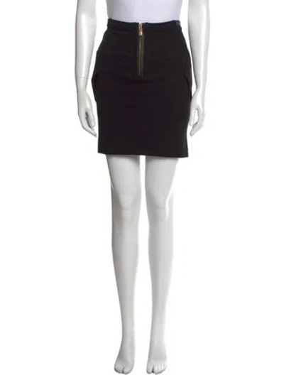 Pre-owned Faith Connexion Mini Skirt In Black