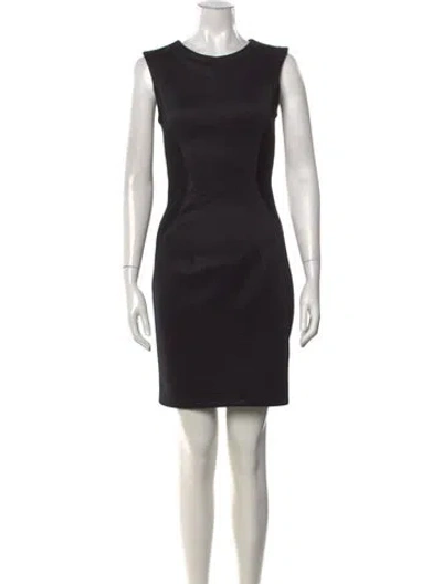 Pre-owned Faith Connexion Nylon Knee-length Dress In Black