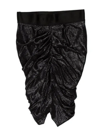 Pre-owned Faith Connexion Printed Mini Skirt In Black