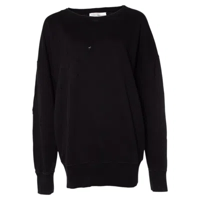 Pre-owned Faith Connexion , Ragged Sweater In Black