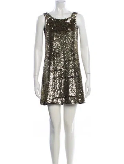 Pre-owned Faith Connexion Scoop Neck Mini Dress