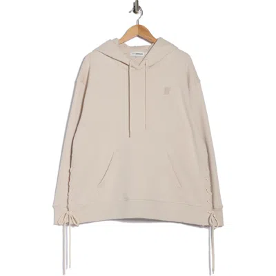 Faith Connexion Silicon Fleece Pullover Hoodie In Neutral