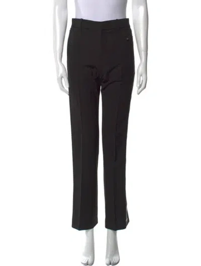 Pre-owned Faith Connexion Straight Leg Pants In Black