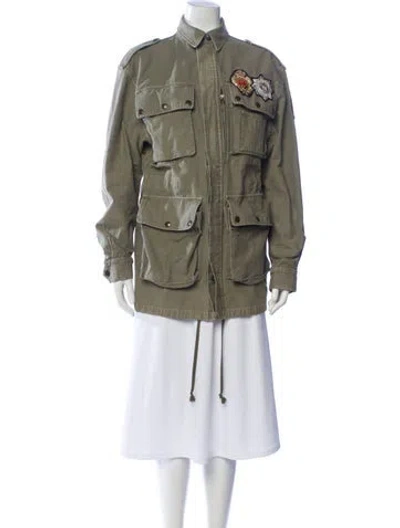 Pre-owned Faith Connexion Utility Jacket In Green