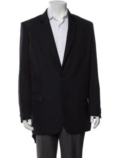 Pre-owned Faith Connexion Virgin Wool Blazer In Blue