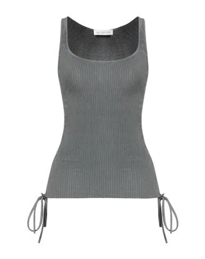 Faith Connexion Woman Tank Top Grey Size 8 Cotton, Elastane