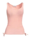 Faith Connexion Woman Tank Top Light Pink Size 8 Cotton, Elastane In Pink