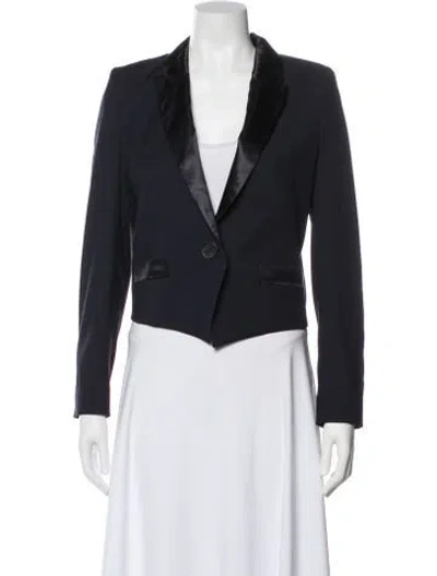 Pre-owned Faith Connexion Wool Blazer In Blue