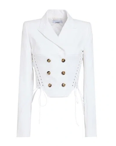 Faith Connexion X Kriba Woman Jacket White Size 8 Cotton