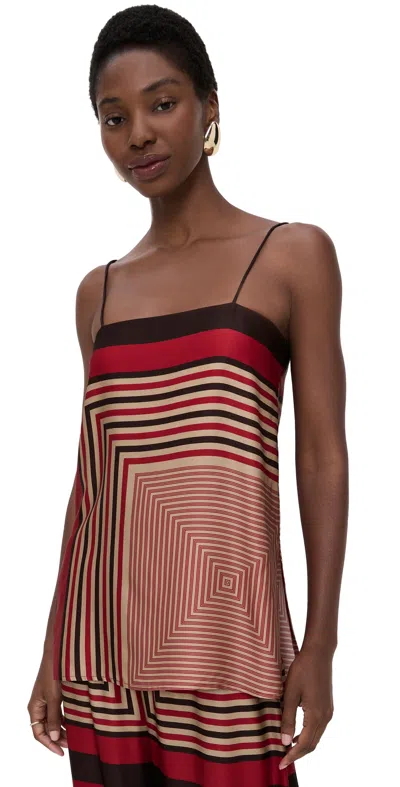 Faithfull Aina Top Ylva Print In Black