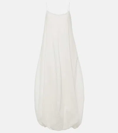 Faithfull Anais Cotton Maxi Dress In White