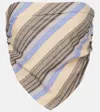 Faithfull Antibes Striped Cotton And Linen Top