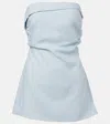 Faithfull Boe Tunic Strapless Linen Top