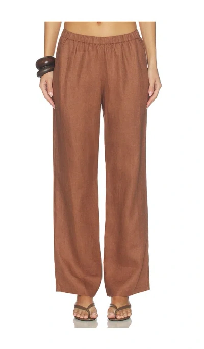 Faithfull Capriolla Pant In Brown
