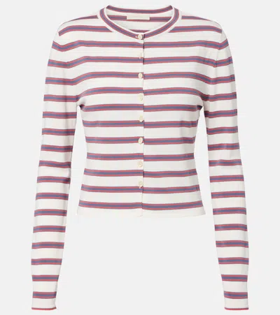 Faithfull Cinta Striped Cotton-blend Cardigan