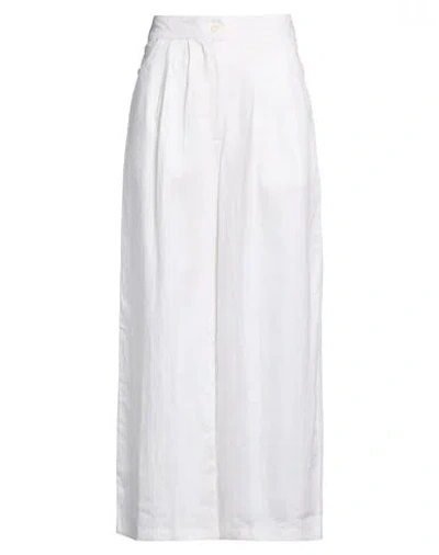 Faithfull Circa Pants Woman Pants White Size 10 Linen