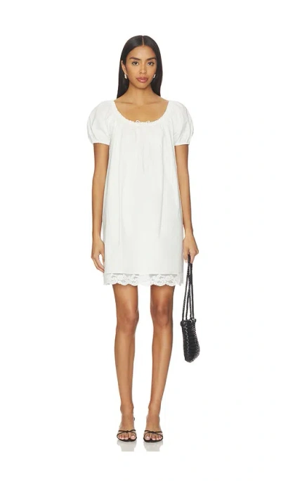 Faithfull Conca Mini Dress In White