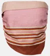 Faithfull Ebbe Striped Linen Top In Pink