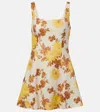 Faithfull Felice Floral Linen Minidress