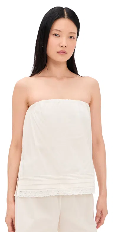 Faithfull Filomena Top Fiore Lace White