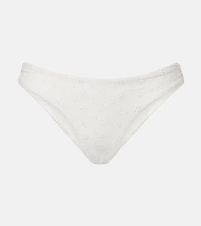 Faithfull Halo Broderie Anglaise Bikini Bottoms In Multi