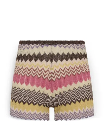 Faithfull High-rise Shorts In Multi
