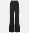 Faithfull Ilride Linen Wide-leg Pants In Black