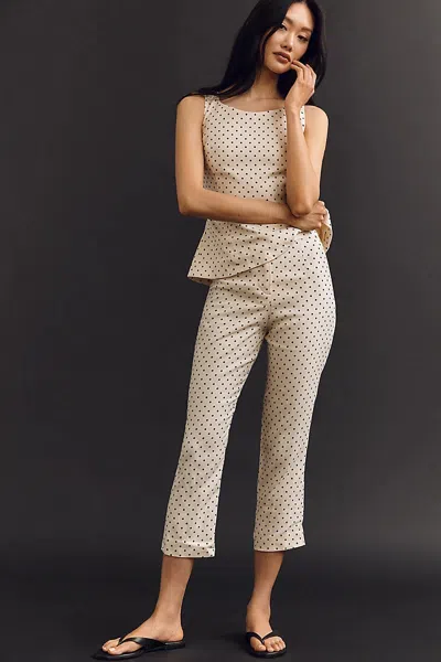 Faithfull Iria Capri Pants In Neutral