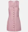 Faithfull Jaques Linen Minidress In Pink