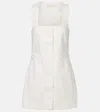 Faithfull Jaques Linen Minidress In White