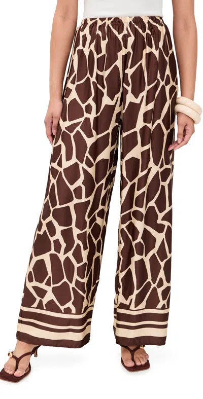 Faithfull Jensen Pants Ombra In Brown