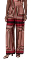 Faithfull Jensen Printed Wide-leg Pants In Multi