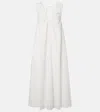 Faithfull Juana Boriderie Anglaise Maxi Dress In White